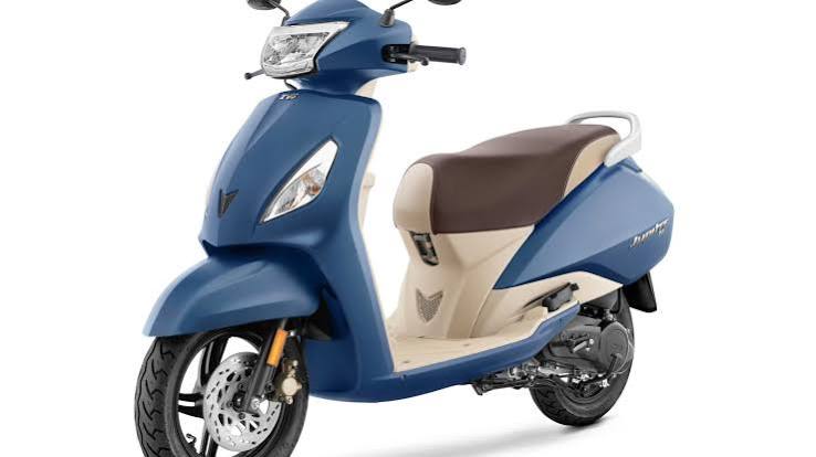 TVS Jupiter 110 front three-quarter view